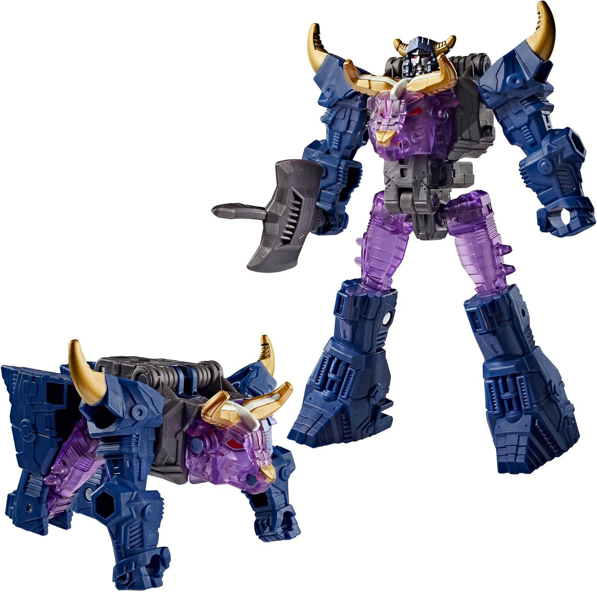 Transformers CYBERWORLD Megatron Cyber Changers Energon Surge 4-Inch Action Figure, Quick Change to Beast Mode - Robot Toys (Kids 6+)