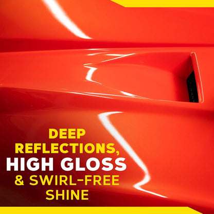 Meguiar's Mirror Glaze Ultra Finishing Polish vir Onberispelike Glans, Verwyder Defekte en Kolle vir 'n Hoë Glans (946 ml)