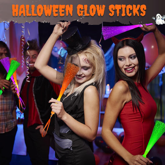 Halloween 24-Pack Glow Sticks Party Favors for Kids Bulk - Light Up Toys