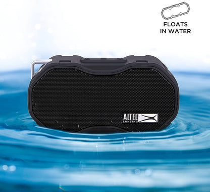 Altec Lansing Baby Boom XL - Waterdigte Bluetooth-luidspreker, Draadlose en Draagbare Luidspreker vir Reis en Buiteluggebruik, Diep Bas en Harde Klank, 2 Pak, Swart