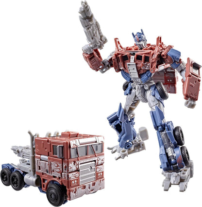 Transformers Studio Series Optimus Prime, Age of Extinction Voyager Class 6.75-Inch Converting Action Figure, Robot Toys for 8+