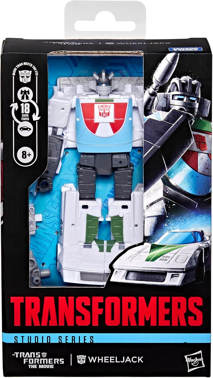 Transformers Studio Series The The Movie Wheeljack, Deluxe Class 5-Inch Converting Action Figure, Robot Toys for Ages 8+