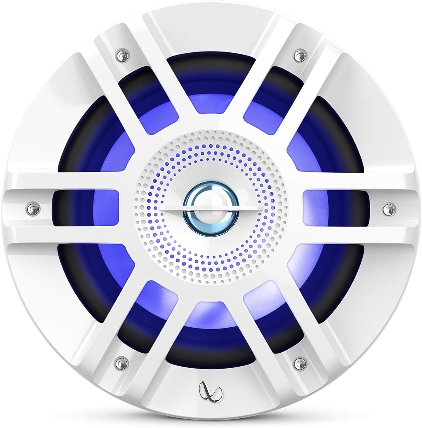 Infinity Kappa Marine Series White 6.5 Inches Premium 2-Way RGB LED Coaxial Speakers (Pair)