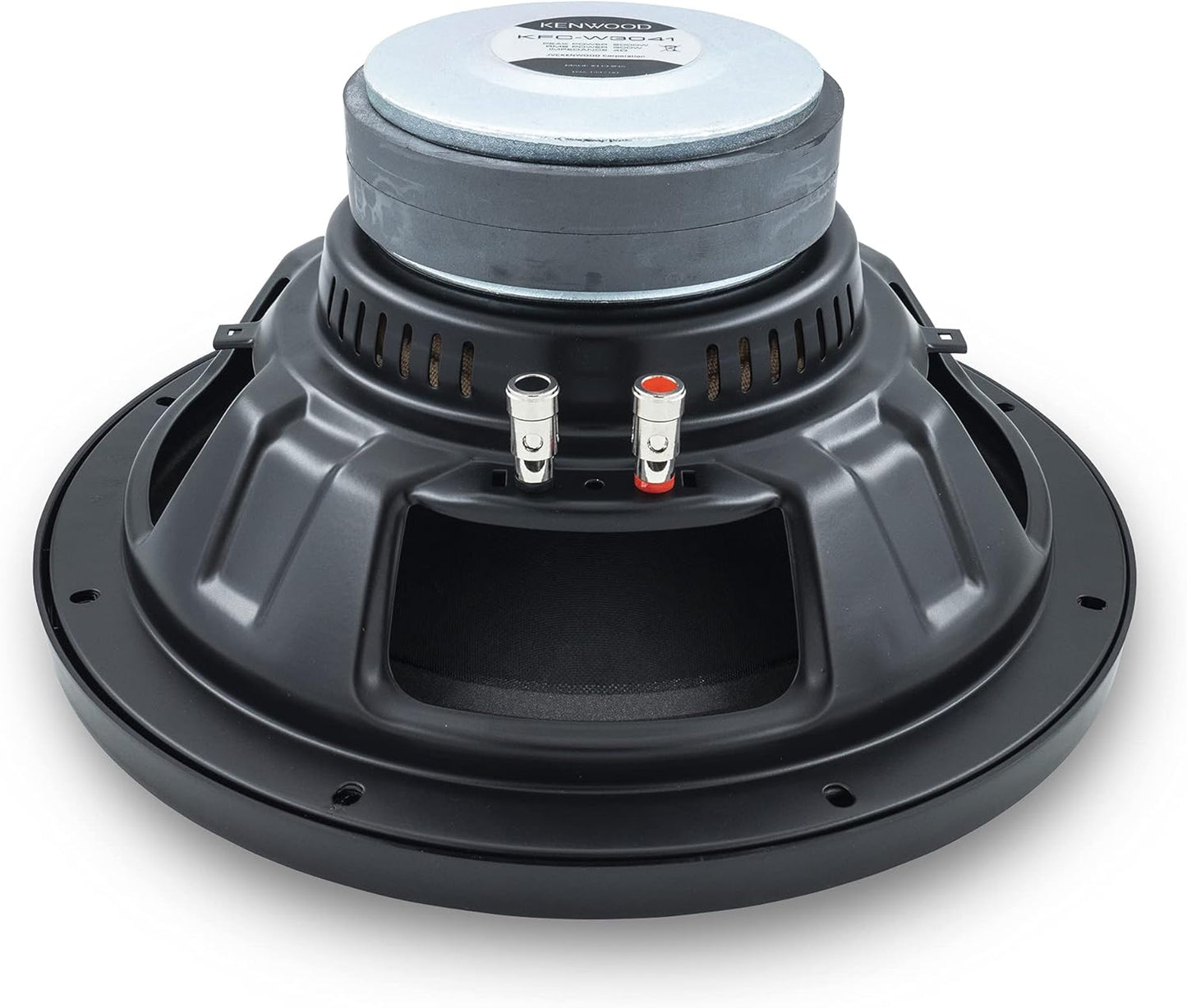 Kenwood KFC-W3041 Motorvoertuig-Subwoofer - 2000 Watt Maksimum Krag, 12 Duim, Enkele 4 Ohm Stemspoel, Afsonderlik Verkoop