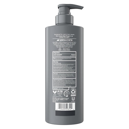 DOVE MEN+CARE 2-in-1 Shampoo + Conditioner Anti-Dandruff to Improve Scalp Health, w/ Pyrithione Zinc, 18 oz (2 CT)