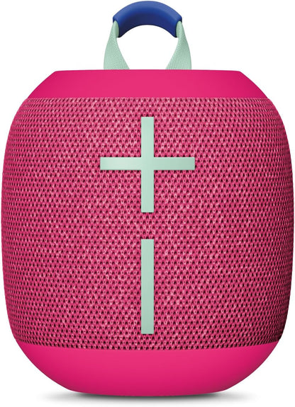 Ultimate Ears WONDERBOOM 4 Outdoor Speakers Bluetooth Waterproof with Big Bass & 360-Degree Sound, Dustproof Floating Wireless Speaker, 131ft Range - Pink