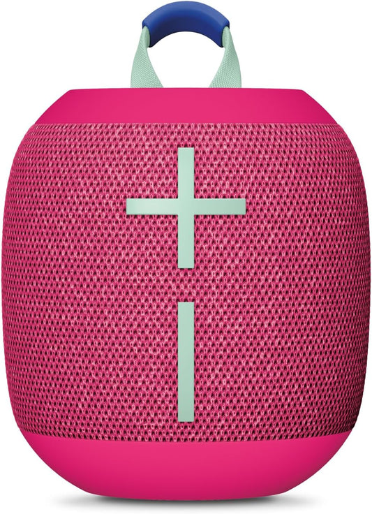Ultimate Ears WONDERBOOM 4 Buitelugluidsprekers Bluetooth Waterdig met Groot Bas en 360-Grade Klank, Stofdig Drywende Draadlose Luidspreker, 40m Reikafstand - Pienk