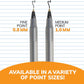 BIC Round Stic Xtra Precision Fine Blue Ballpoint Pens, Medium Point (0.8 mm), 12CT (Pack of 3)