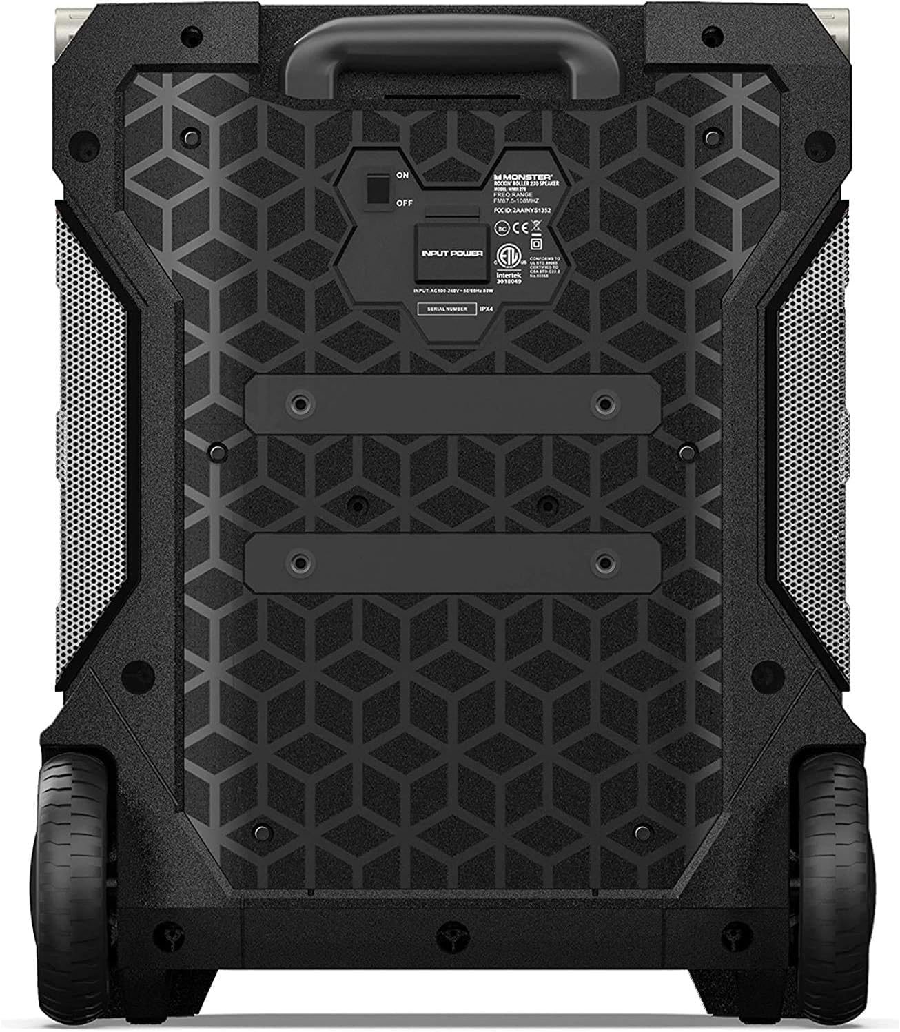 New Monster Rockin’ Roller 270 Indoor/Outdoor Portable Bluetooth Speaker | up to 200W of 270 Degree Sound & up to 100 Hours of Playtime