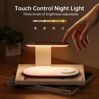 3 in 1 Charging Station with 3-Level Adjustable Lighting