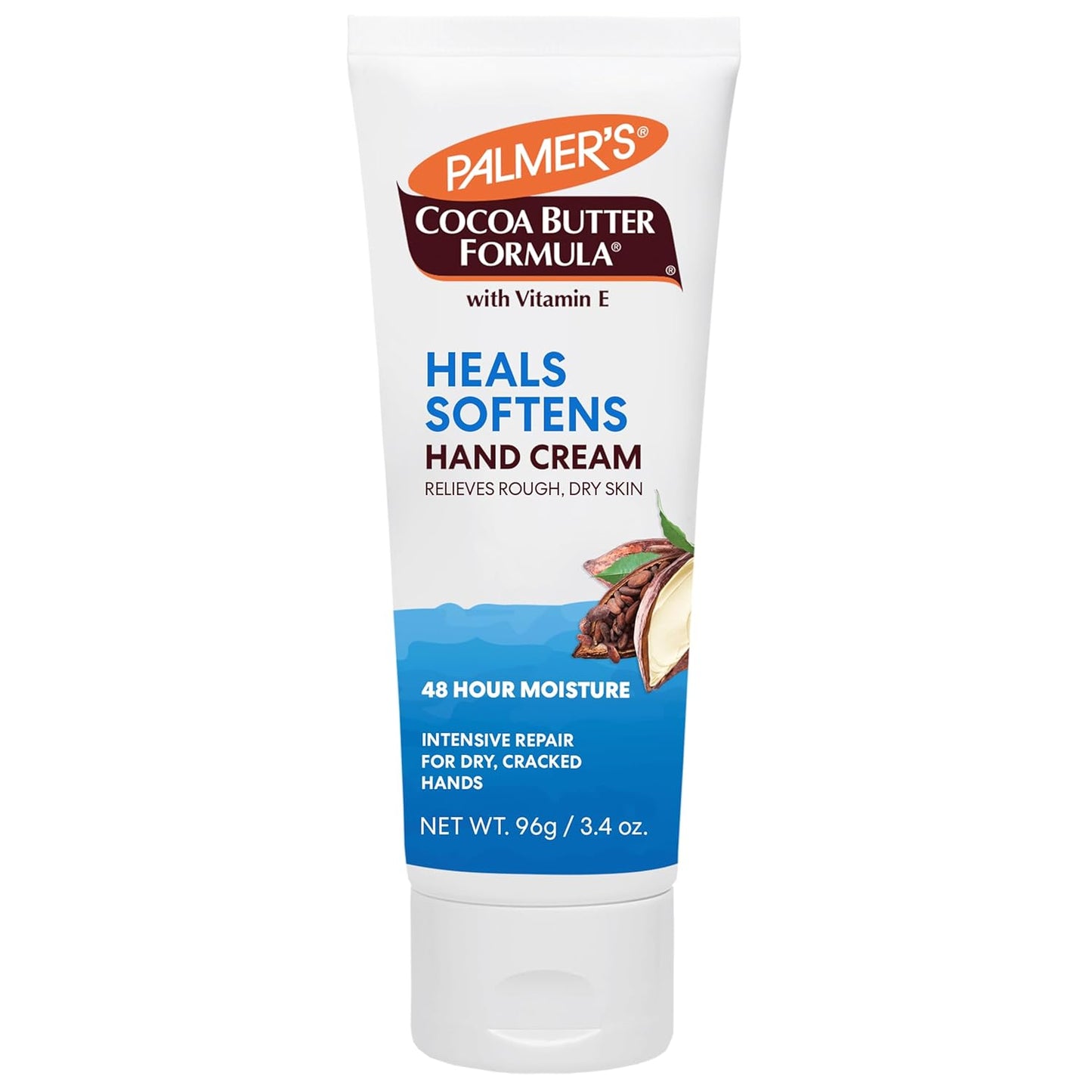 Palmer's Cocoa Butter Formula Hand Cream for Dry, Cracked Skin. Travel Size Hand Lotion (3.4 oz) - Pack of 2