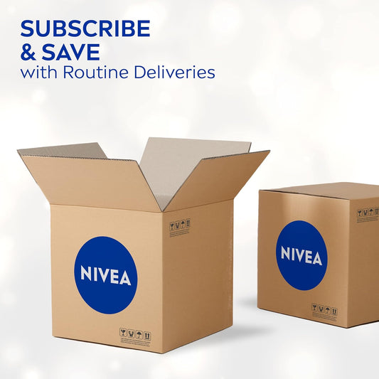 NIVEA Shea Nourish Lyfroom vir Droë Vel met Hialuroonsuur, Karitébotter en Diep Voedende Serum, 48-Uur Lyfbevogtiger, 75ml Bottel, Pak van 6