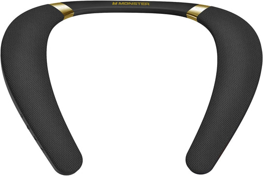 Monster Boomerang Nekband Bluetooth-luidspreker, Nekdraadlose Drabare Luidspreker met 12H Speeltyd, Ware 3D Stereoklank, Drabare Klanktoestel, IPX7 Waterdig, vir Huis Sport Buitelug
