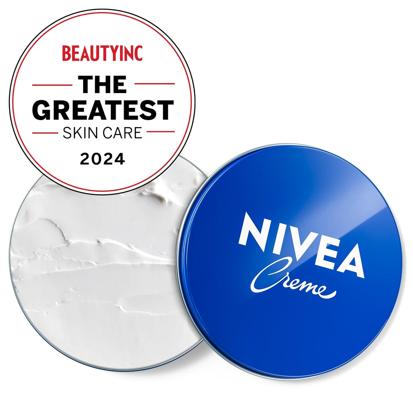 NIVEA Creme Body, Face and Hand Moisturizing Cream for All Skin Types, Rich Body Moisturizer with Provitamin B5, 13.5 Oz Tin (2PK)
