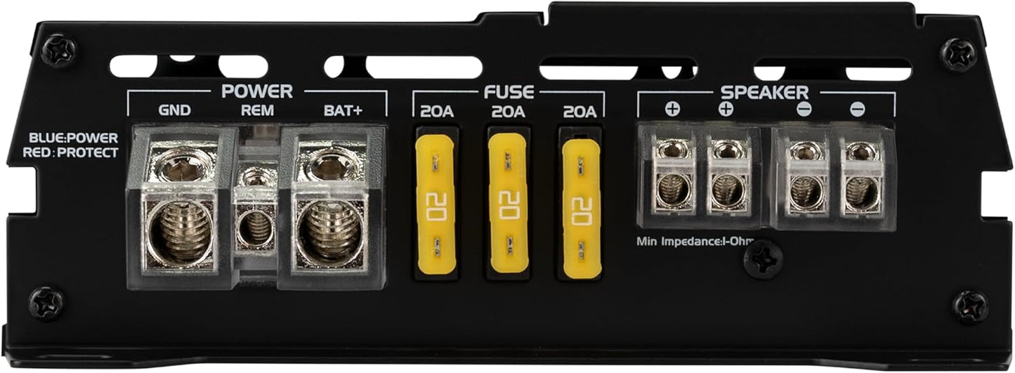 JA-Series JA1CH High Performance Class-D Bridgeable Mono Amplifier 1,000 Watts Peak Power, Efficient Compact Design