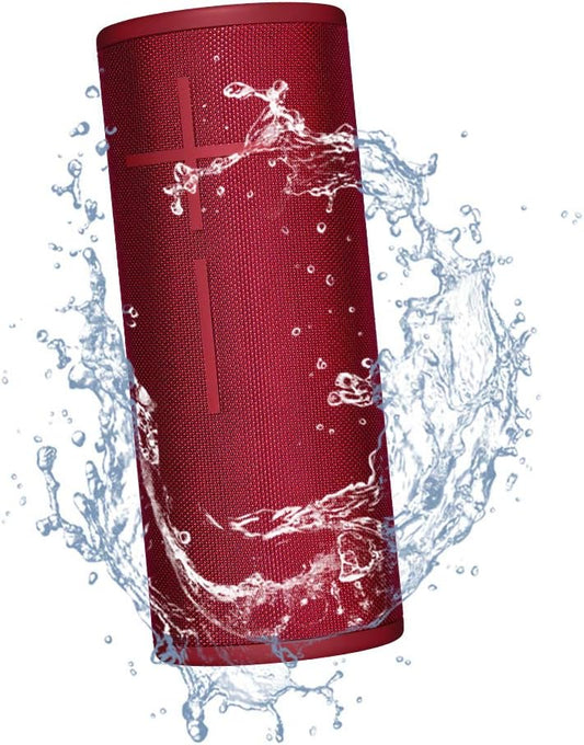 Ultimate Ears Boom 3 draadlose Bluetooth-luidspreker, gewaagde klank + diep bas, Bluetooth, Magic Button, waterdig, 15 uur battery, omvang van 150 vt, Sunset Red