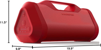 Monster Blaster 3.0 Portable Speaker, 120W Wireless Bluetooth Speaker, IPX5 Rechargeable Waterproof Bluetooth Speaker with USB Charge Out & Aux Input