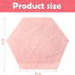 Monobeach Pink Kids Rug for Nursery Children Room Decor Ultra Soft Hexagon Carpet for Princess Tent for Girls Baby Play Mat for Floor 55”x 47” (55”x 47”, Pink Hexagon)