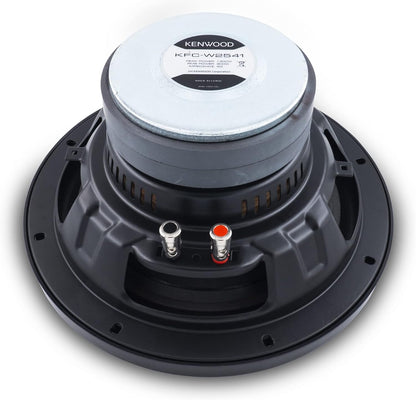 Kenwood KFC-W2541-motorsubwoofer - 1300 Watt maksimum krag, 10 duim, enkel 4 Ohm-stemspoel, word individueel verkoop