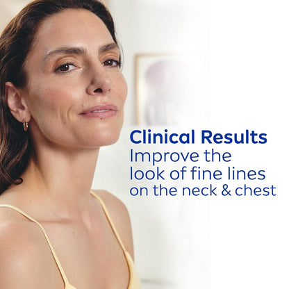 NIVEA Skin Firming & Anti Wrinkle Neck & Chest Cream with Coenzyme Q10, Creatine and Provitamin B5, Skin Firming Cream Reduces the Look of Fine Lines and Wrinkles, 6.7 Oz -1 Tube