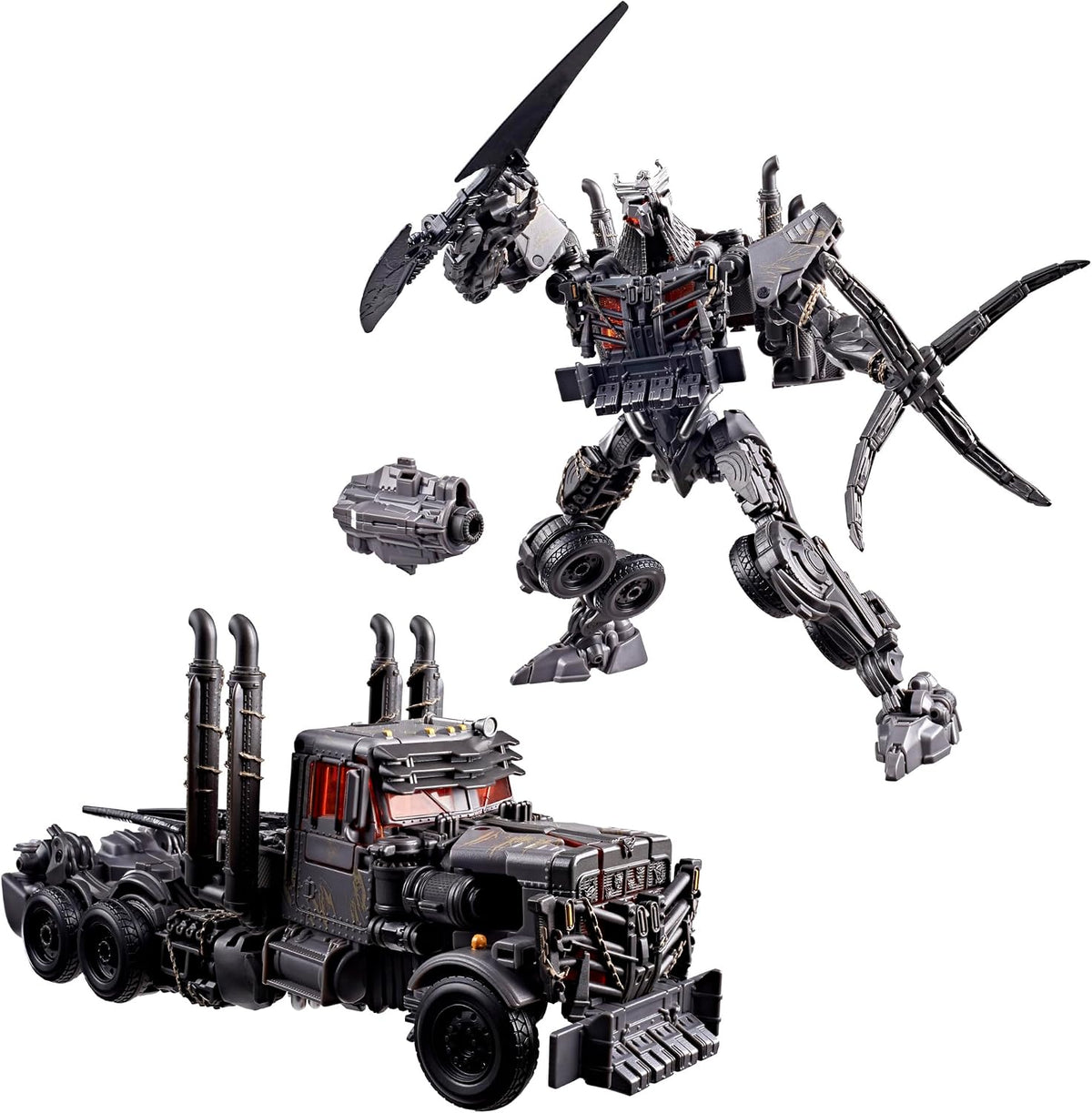 Transformers Studio Series Rise of the Beasts Scourge, Collectible Converting 8.5-inch Leader Class Action Figure (8+)
