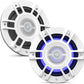 Infinity Kappa Marine Series White 8" Premium 3-Way RGB LED Convertible Speakers - White
