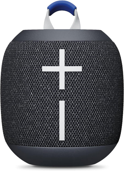 Ultimate Ears WONDERBOOM 4 Waterproof Bluetooth Outdoor Speakers with Big Bass & 360-Degree Sound, Dustproof Floating Wireless Speaker, 131ft Range - Black