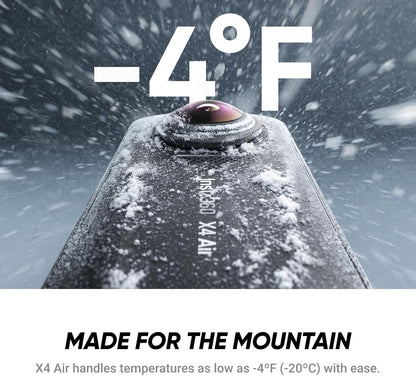 Insta360 X4 Air Ski Bundle - Waterproof & Lightweight 165g 8K 360 Camera, Invisible Selfie Stick, Replaceable Lenses, Shoot First & Frame Later, Built-in Wind Guard, Stabilization, AI-Powered App