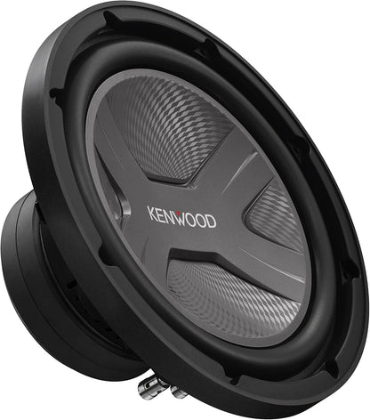 Kenwood KFC-W2541-motorsubwoofer - 1300 Watt maksimum krag, 10 duim, enkel 4 Ohm-stemspoel, word individueel verkoop
