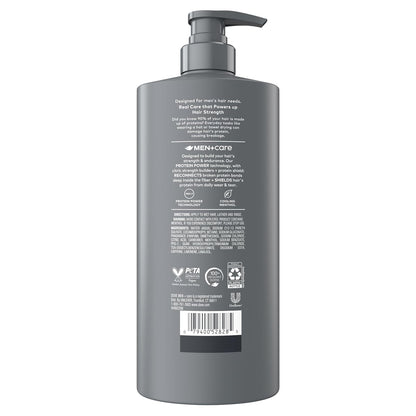 DOVE MEN + CARE Shampoo Fresh + Clean for Hair Refreshing & Strengthening, w/ Menthol, 28 fl oz. (2 CT)