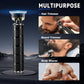 Mens Beard Trimmer, Zero Gapped T Blade Liners, Cordless Hair Clippers, Electric Razor Shavers for Men, Grooming Kit for Hair Cutting, Gifts for Men(Black)