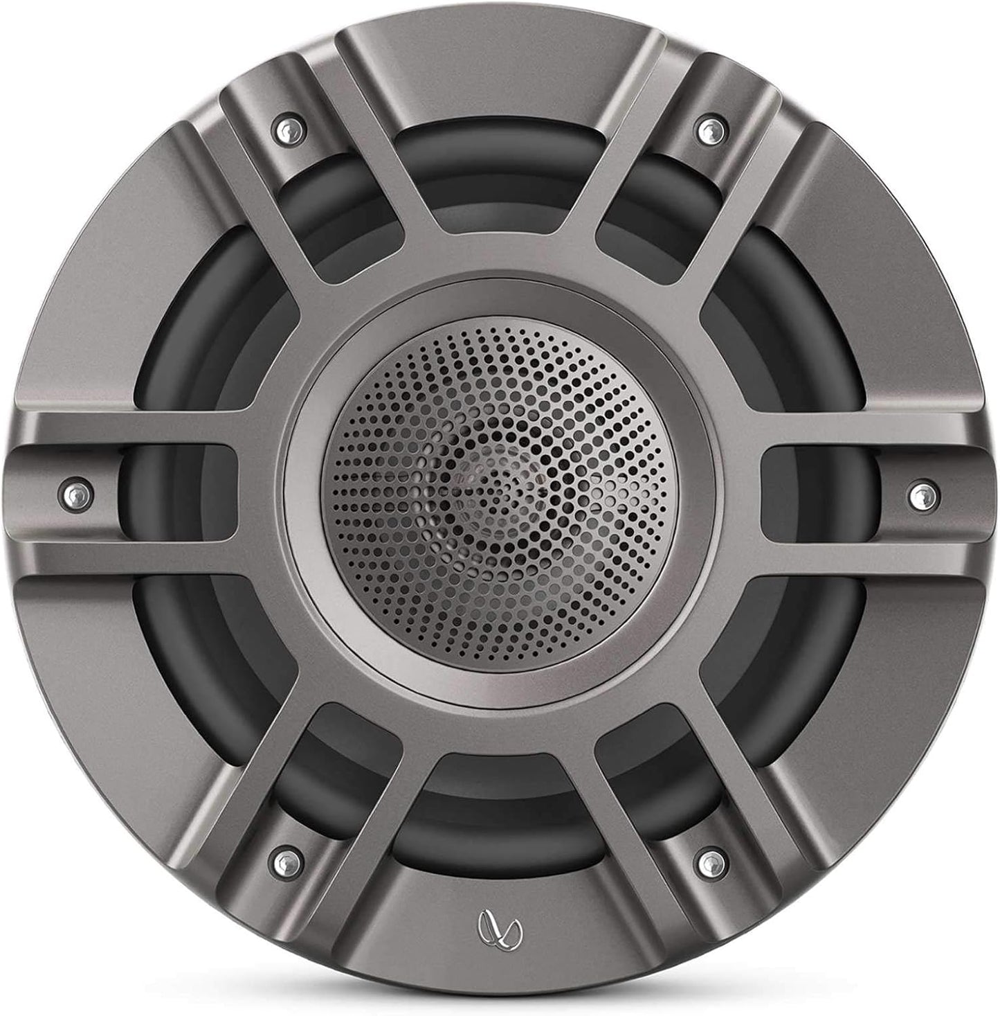 Infinity Kappa Marine 8 Inches Premium 3-Way RGB LED Convertible Speakers - Titanium