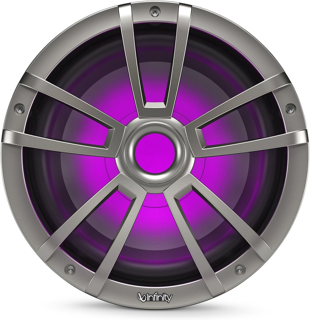 Infinity 1022 MLT 10 Inch Marine RGB LED Subwoofer - Titanium