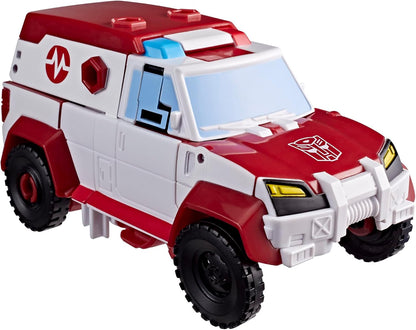 Transformers Age of the Primes Autobot Ratchet, Deluxe Class 5.75-inch Converting Action Figure, Robot Toys for Ages 8+