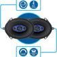 JS-Series JS6804 High Performance 4-Way 5x7/6x8 inch Car Audio Speakers 320 Watts Peak Power - PAIR