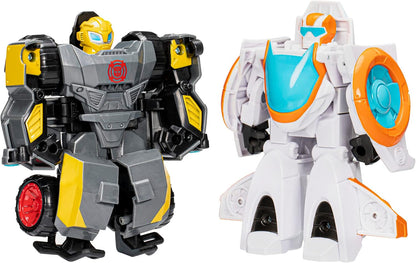 Transformers Toys Space Blast (2-Pack) Bumblebee and Autobot Blades 4.5-Inch Action Figures, Preschool Robot Toys (Ages 3 and Up)