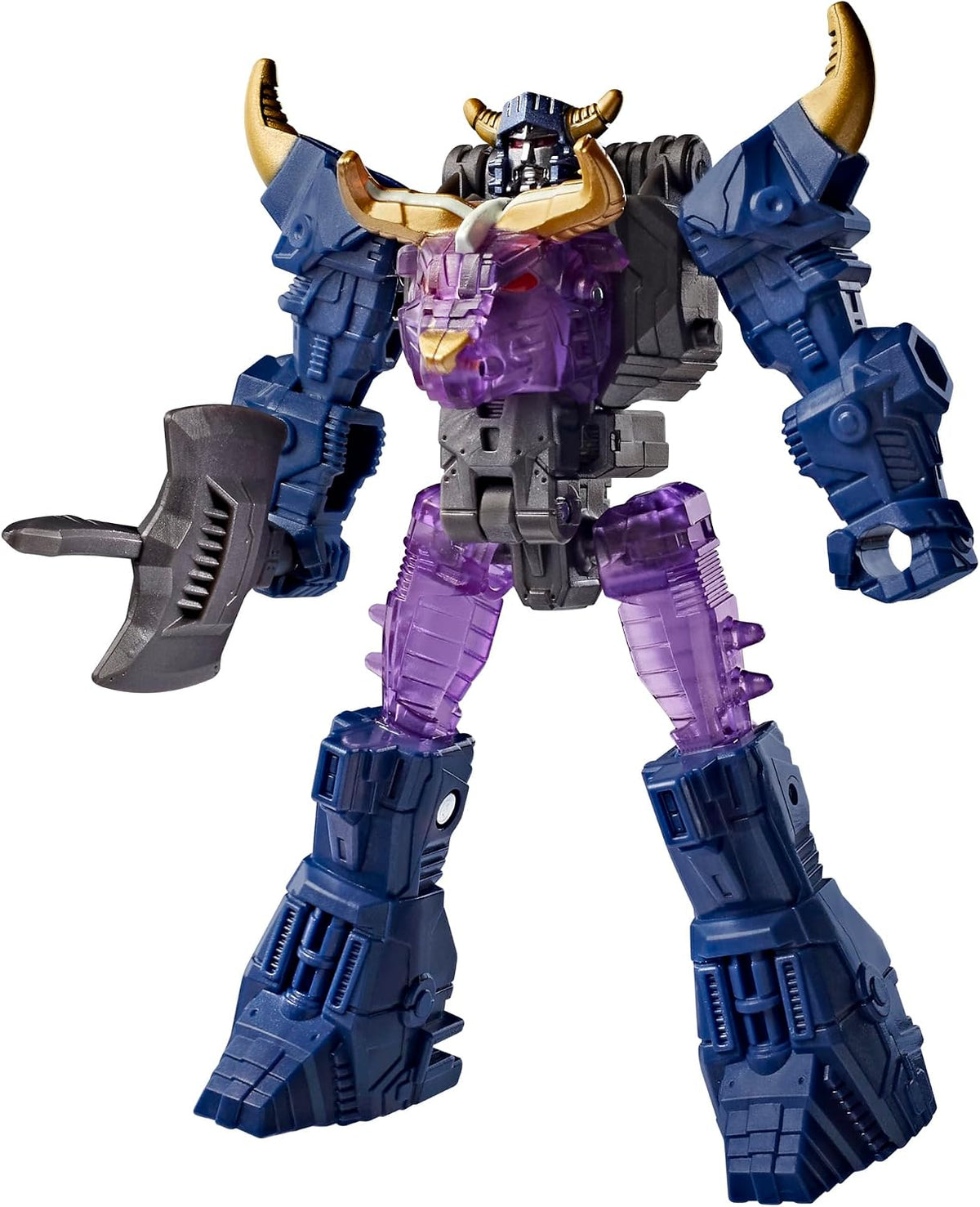 Transformers CYBERWORLD Megatron Cyber Changers Energon Surge 4-Inch Action Figure, Quick Change to Beast Mode - Robot Toys (Kids 6+)