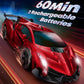 V992 Transform Remote Control Robot RC Cars 2-in-1 Robot Toy Car with Sound & Light,Gesture Sensing,Automatic Deformation (Red)