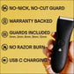 MERIDIAN The Trimmer Premium - Body Hair Trimmer & Electric Shaver for Men and Women for Pubic Hair, Chest, Legs & Bikini Line, Waterproof & Rechargeable, Onyx