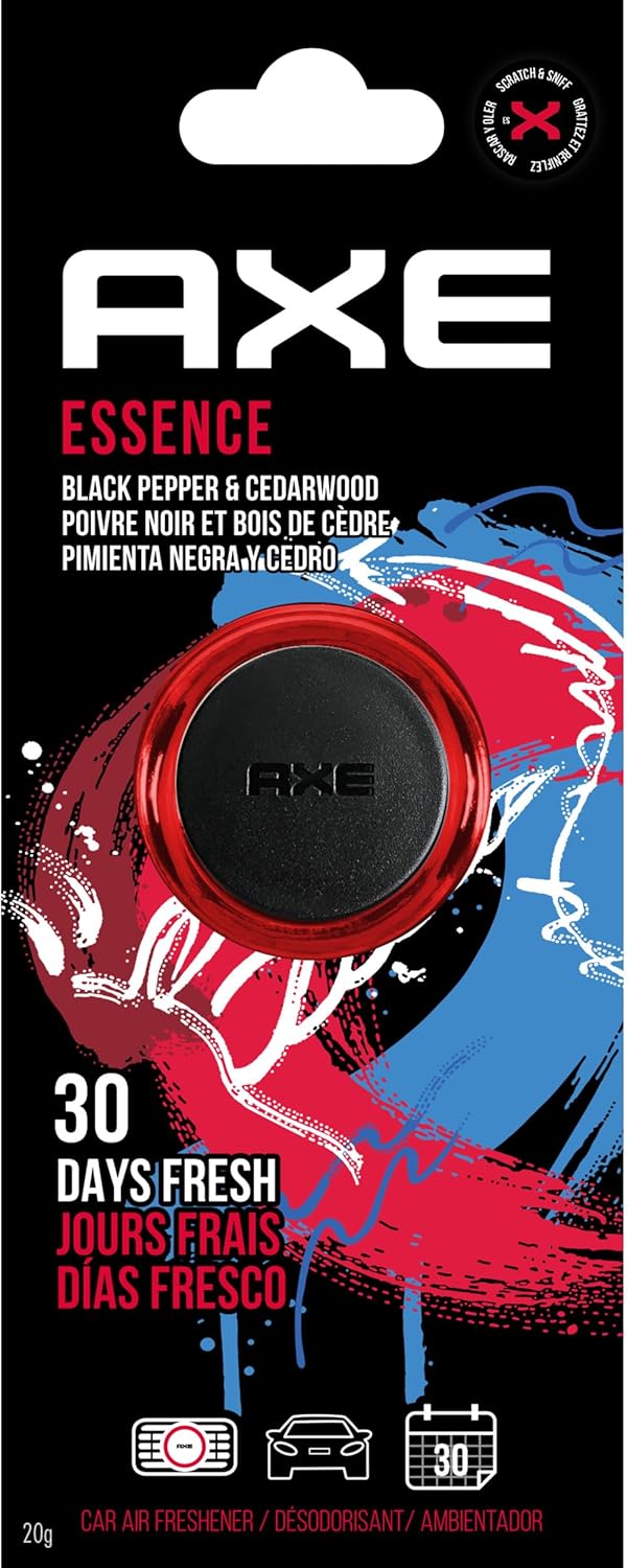 Axe Mini Vent Clip Car Air Freshener - Essence Scent (Pack of 2)