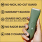 MERIDIAN The Trimmer Premium - Body Hair Trimmer & Electric Shaver for Men and Women for Pubic Hair, Chest, Legs & Bikini Line, Waterproof & Rechargeable, Sage