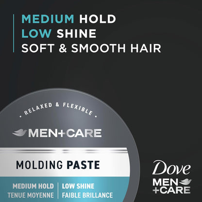 DOVE MEN Styling / Sculpting Hair Paste Product for a Medium Hold w/ A Matte Finish (Pack of 3)
