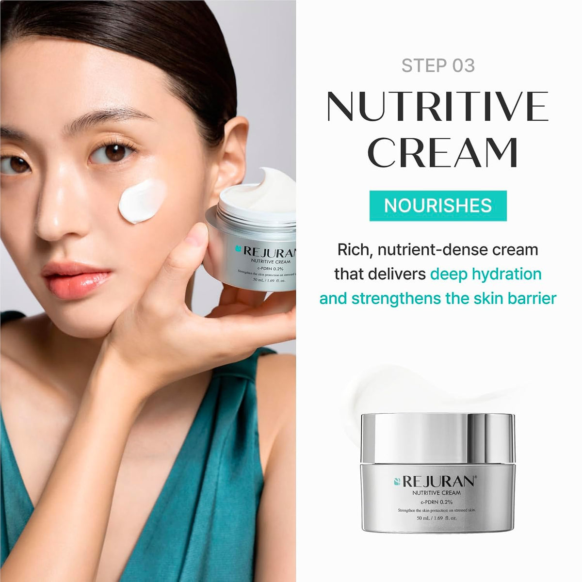 REJURAN Total Aesthetic Set, c-PDRN® Korean Skincare Gift Set, 5 Pieces