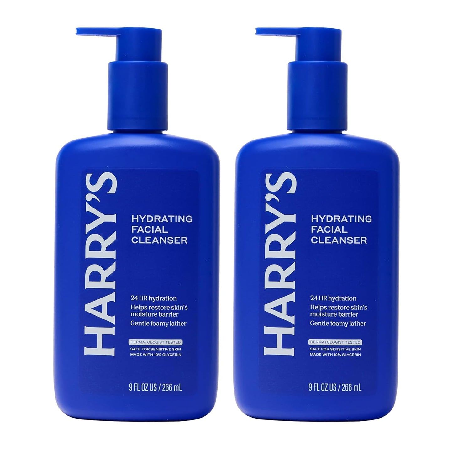 Hydrating Facial Cleanser for Men's 24HR Hydration - Sensitive Skin (Pack of 2)