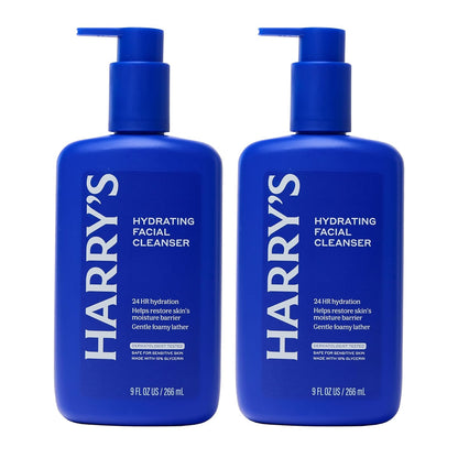 Hydrating Facial Cleanser for Men's 24HR Hydration - Sensitive Skin (Pack of 2)