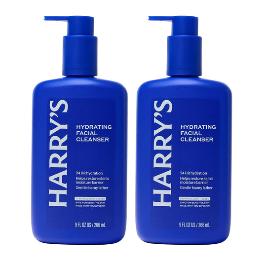 Hydrating Facial Cleanser for Men's 24HR Hydration - Sensitive Skin (Pack of 2)