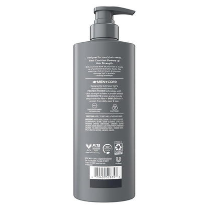 Dove Men+Care Shampoo Hydration Fuel to Seal Moisture & Smooth Hair, with Caffeine, 18 FL OZ (2 CT)