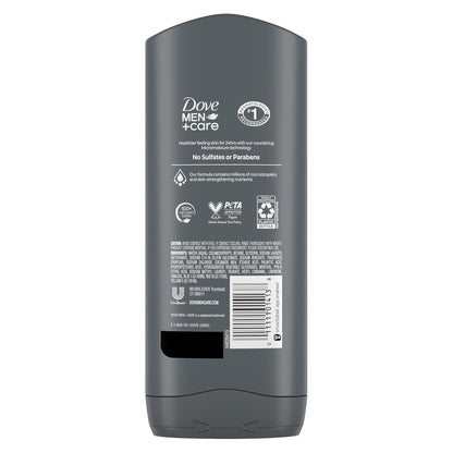 Dove Men+Care Body and Face Wash Refreshing Extra Fresh with 24HR Nourishing Micromoisture (Pack of 2)