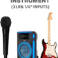 Monster X6 All-in-One Bluetooth Speaker System, Party Speaker, PA | 600W Power, 15" Sub | Beat Synced LED Lights, All Terrain Wheels, TWS Pairing, App Control | Includes Adjustable Tripod & Microphone