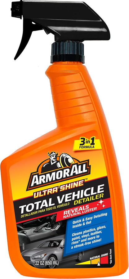 Armor All Ultra Shine Total Vehicle Detailer deur Armor All, Motor Detailer Spuit vir Binne en Buite (22 Fl Oz)